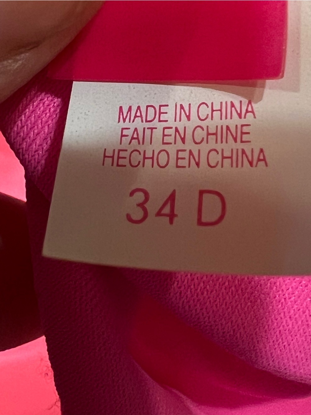 Victoria's Secret Hot Pink Halter Bikini with Multicolor Side Ties - Picture 7 of 12